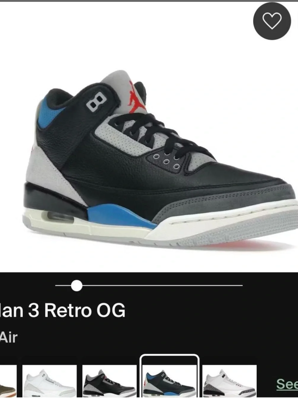 Air Jordan 3 retro OG ‘Rare Air’